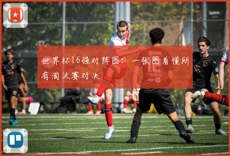 世界杯16强对阵图：一张图看懂所有淘汰赛对决