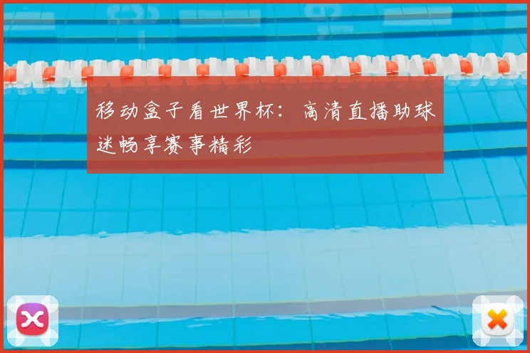 移动盒子看世界杯：高清直播助球迷畅享赛事精彩